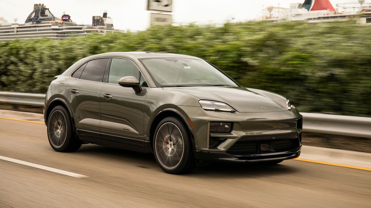 2026 Porsche Macan on the road