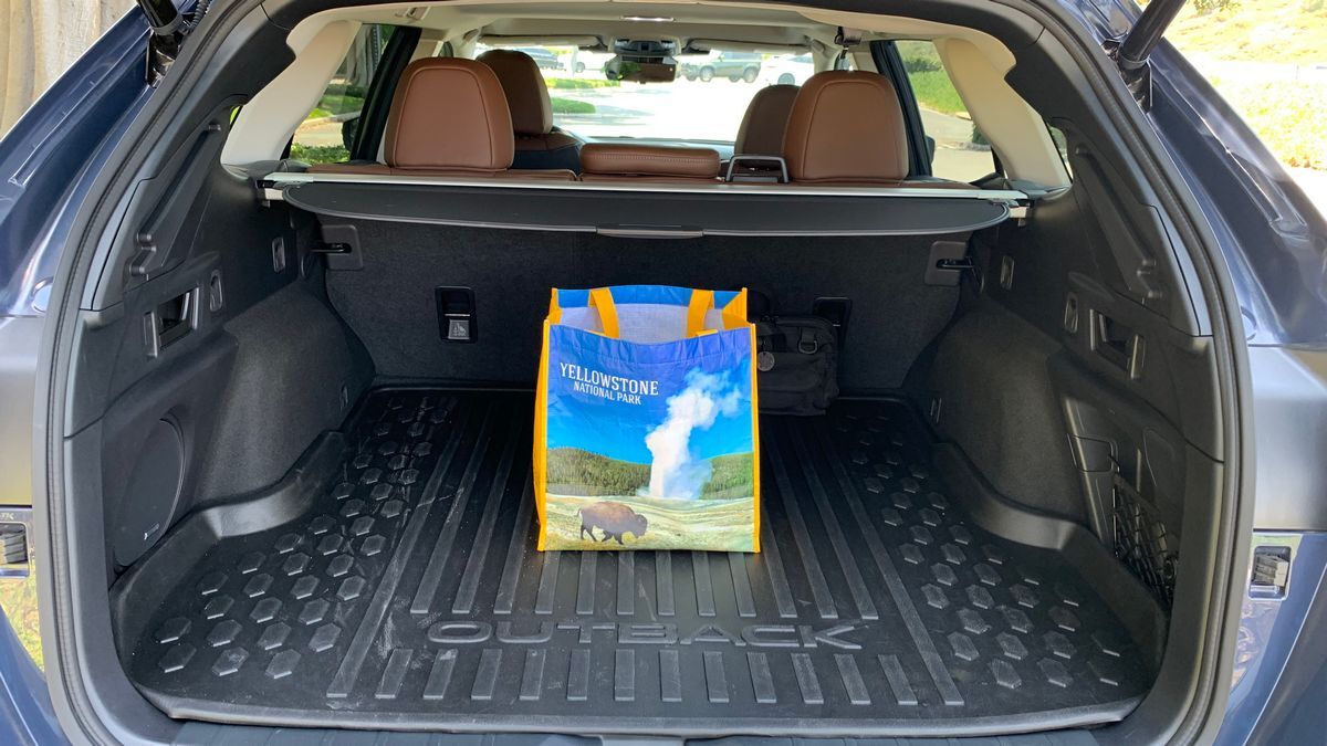 2025 Subaru Outback driving through Bryce Canyon National Park.