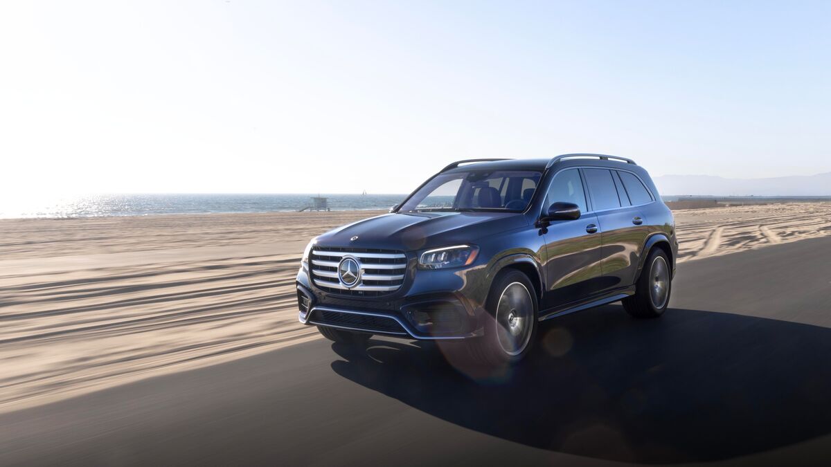 2024 Mercedes-Benz GLS-Class on the road.