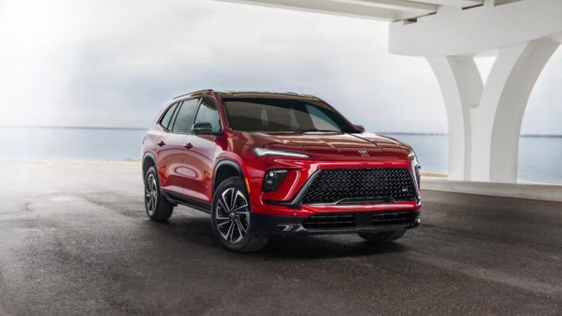 2025 Buick Enclave front three quarter angle.