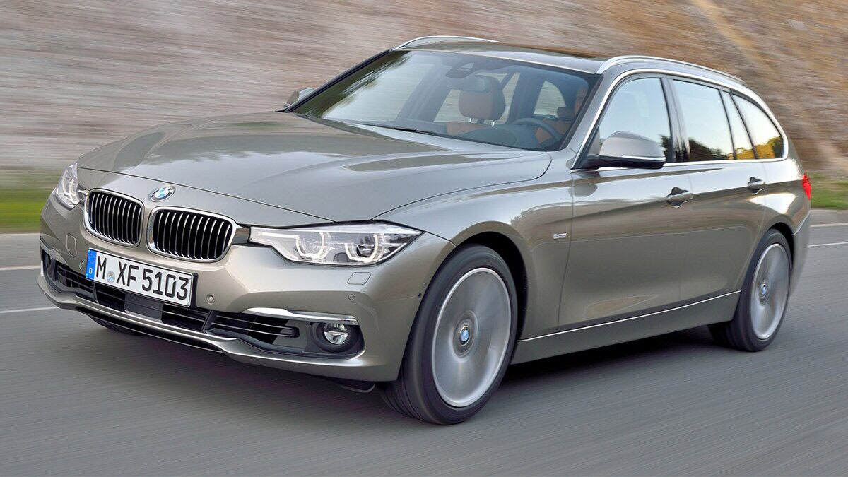 2017 BMW 330i  on the road.