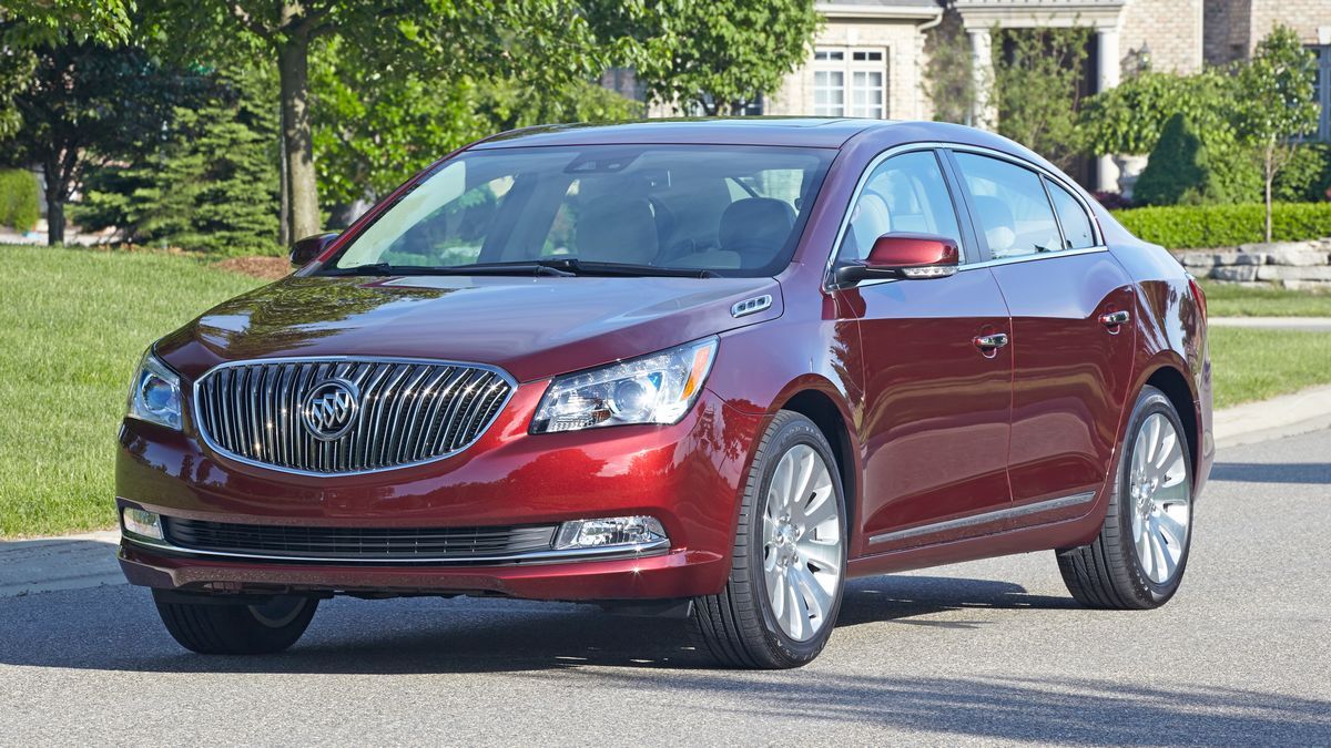2016 Buick LaCrosse parked on a residential street.