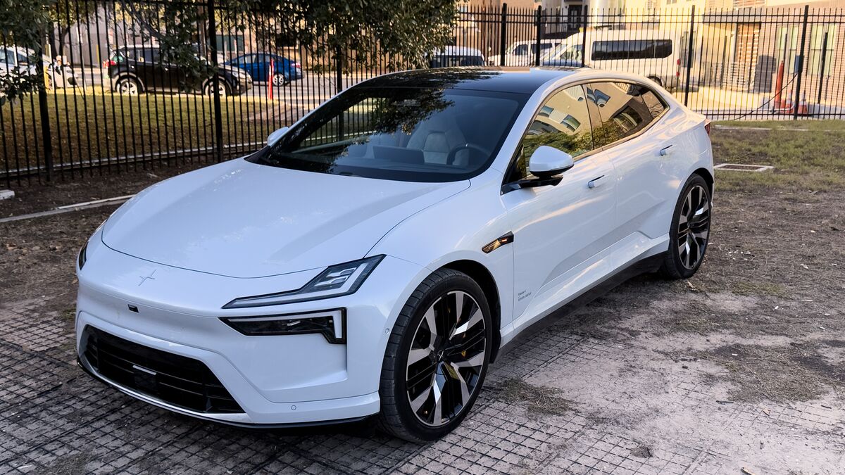 2026 Polestar 4 in white.