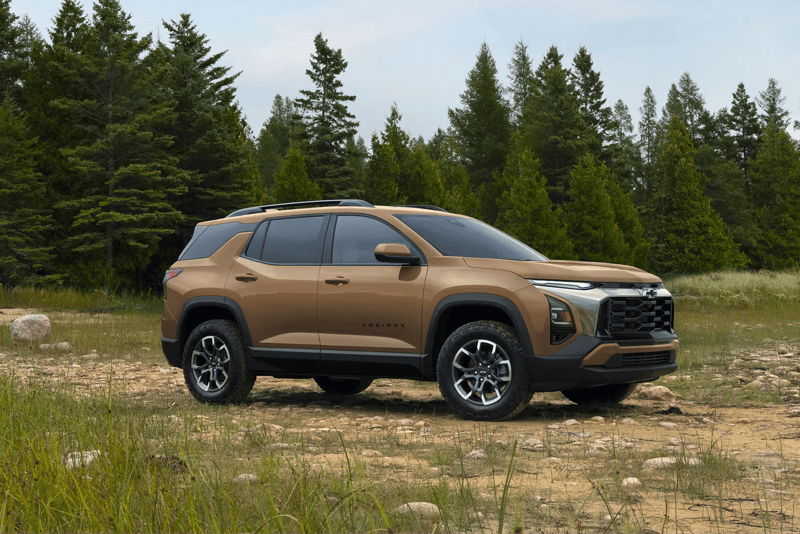2027 Chevrolet Equinox in Autumn Harvest Metallic.