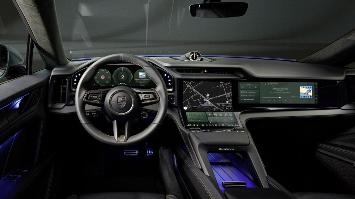 Porsche Shows Off Electric Cayenne Cabin