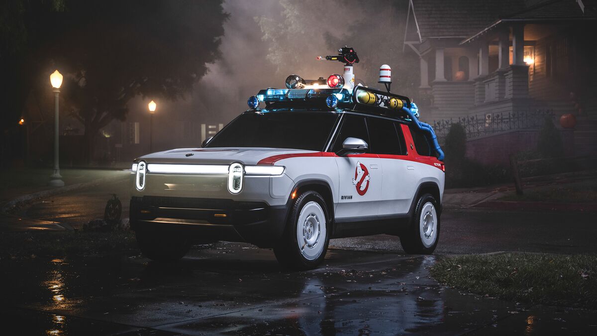 Rivian Halloween Mode 2026 Goes Gangbusters for Ghostbusters