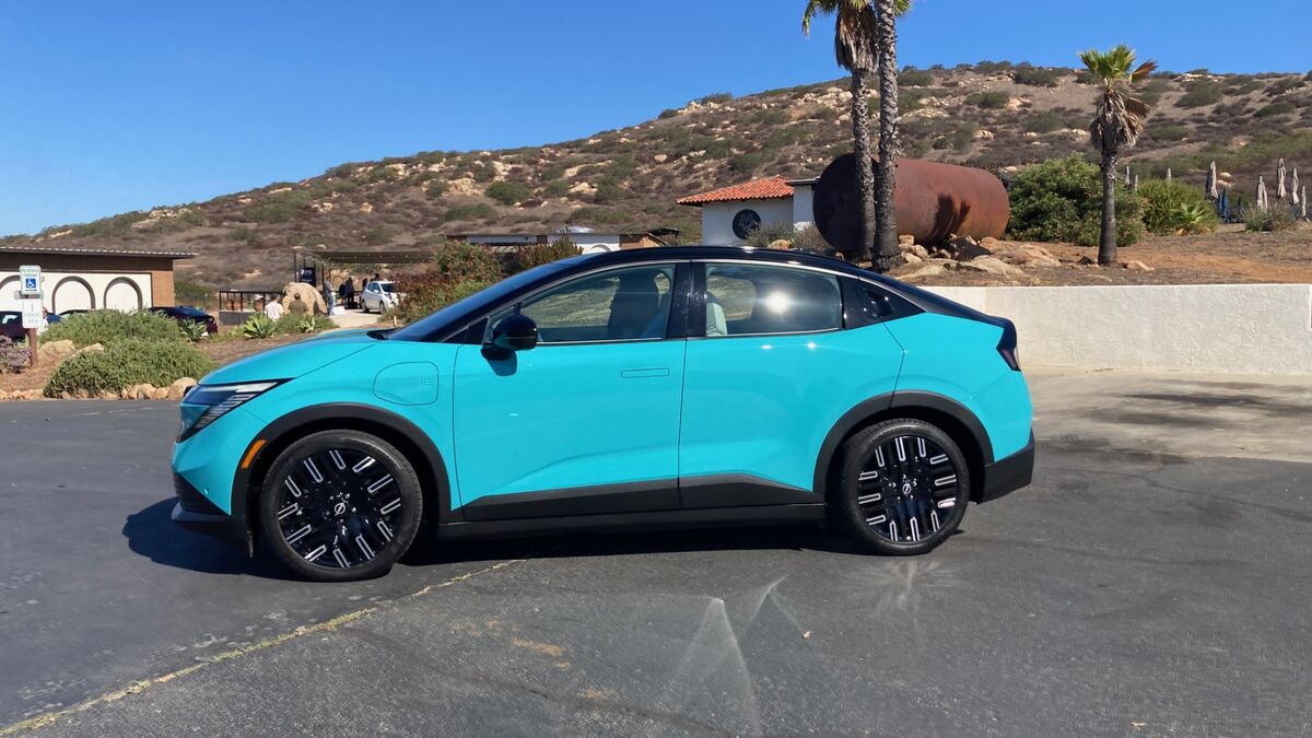 The 2026 Nissan Leaf in San Diego County for first drive.