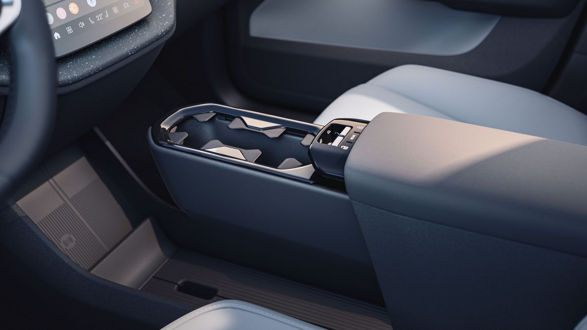 2025 Volvo EX30 in Cloud Blue.