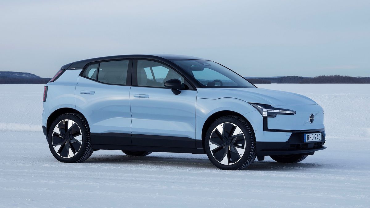2025 Volvo EX30 in Cloud Blue.