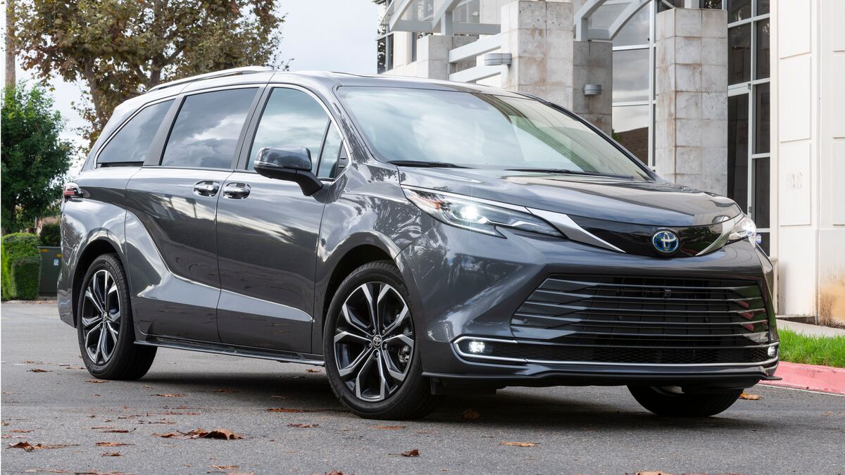 Gray 2026 Toyota Sienna.