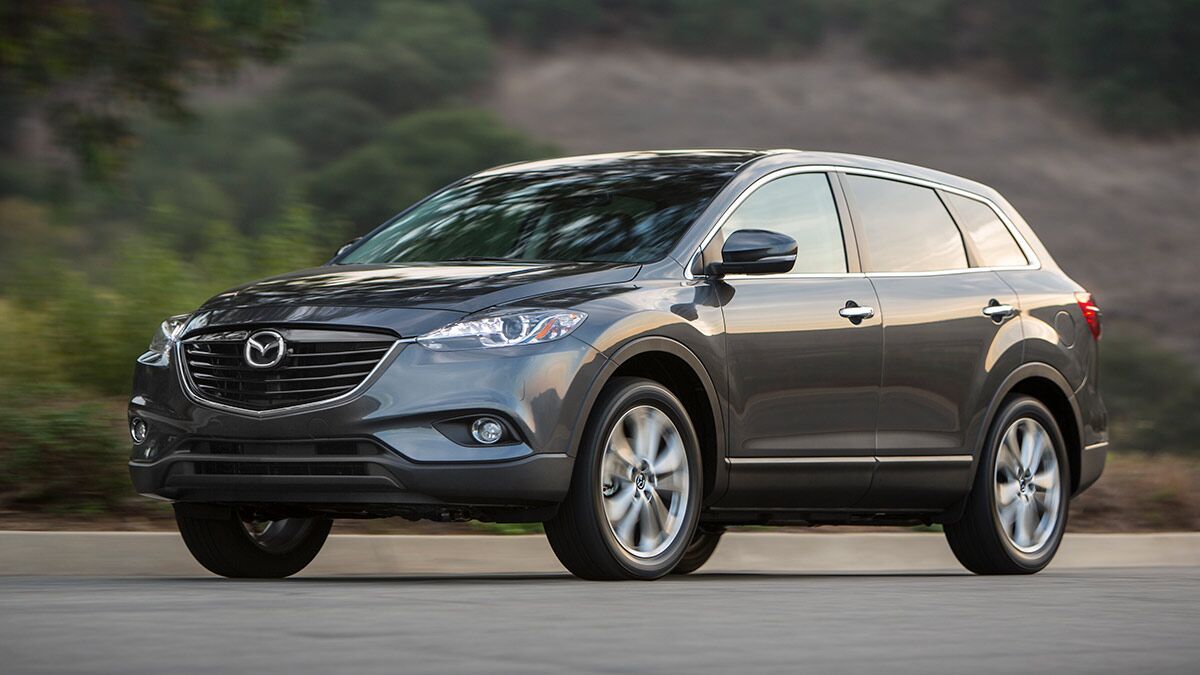 2015 Mazda CX-9 in charcoal gray.