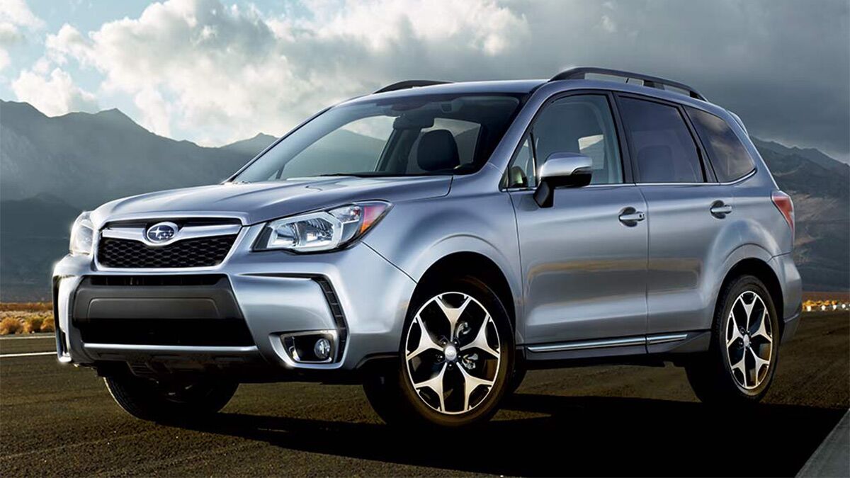 2015 Subaru Forester in grey.