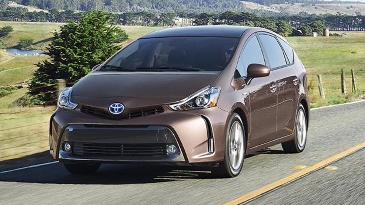 2015 Toyota Prius v in brown