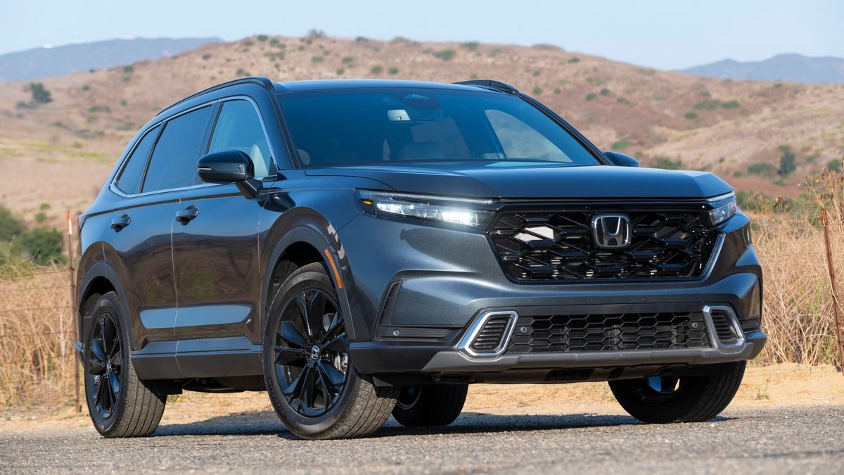 2025 Honda CR-V Hybrid in Solar Silver