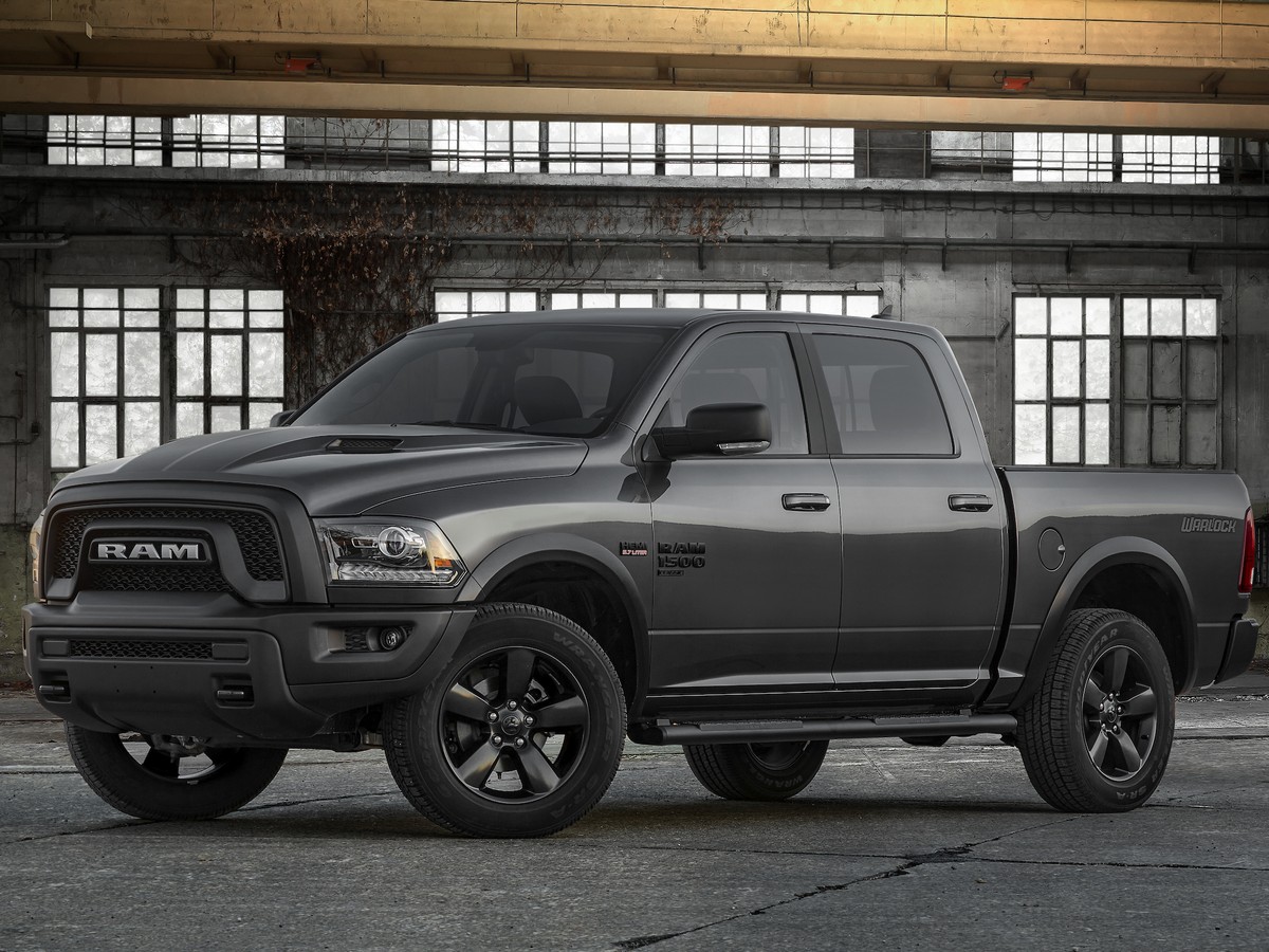 The 2019 Ram 1500 Classic in gray seen from a front quarter angle