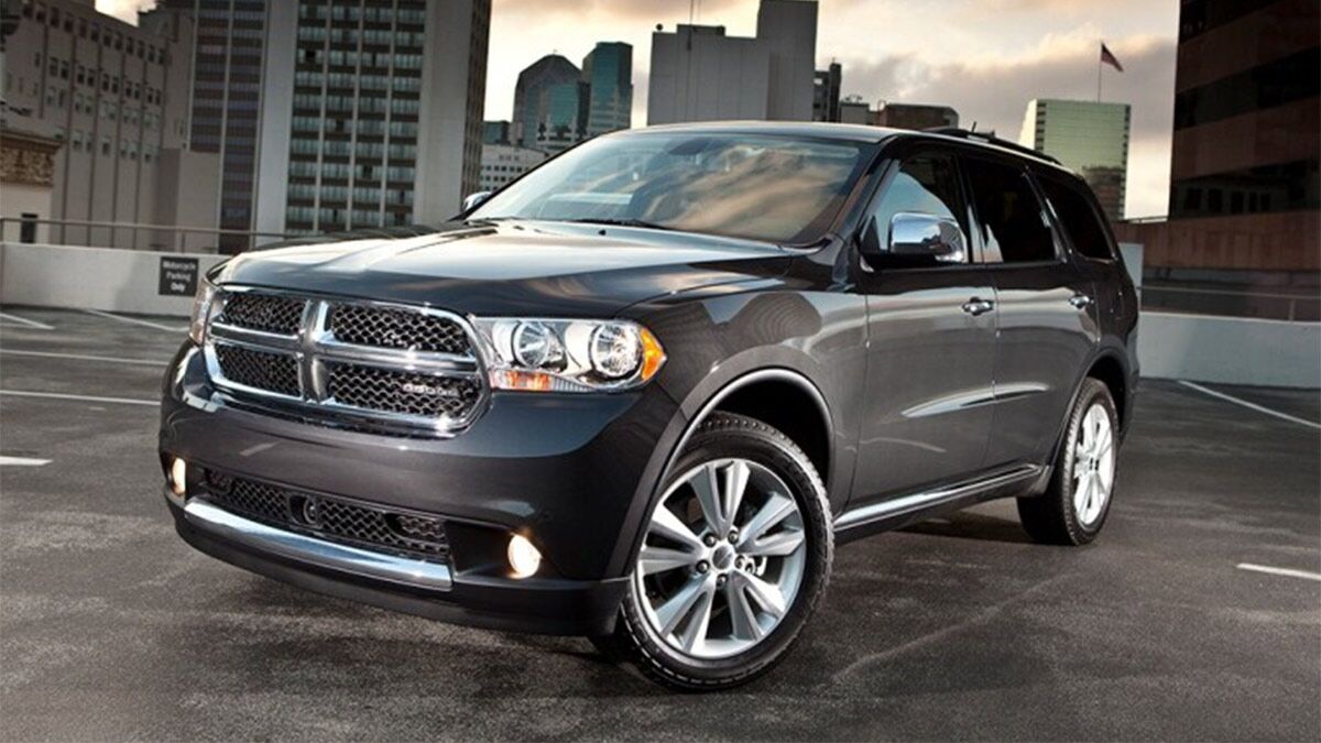2013 Dodge Durango in grey.