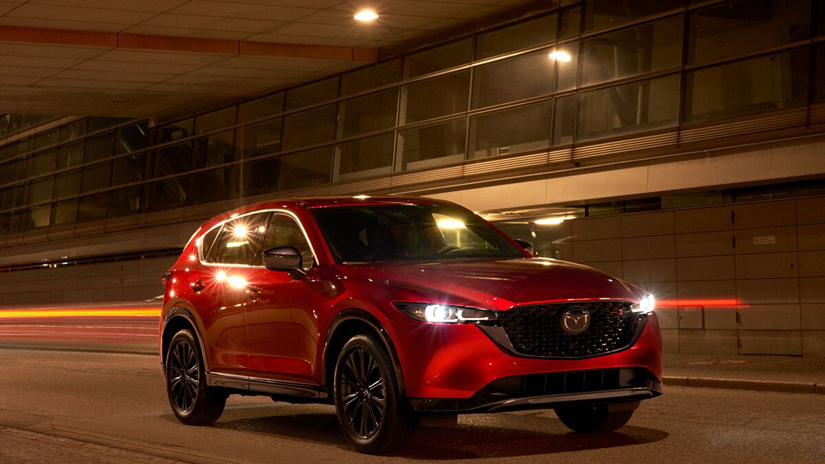 2023 Mazda CX-5 in red.